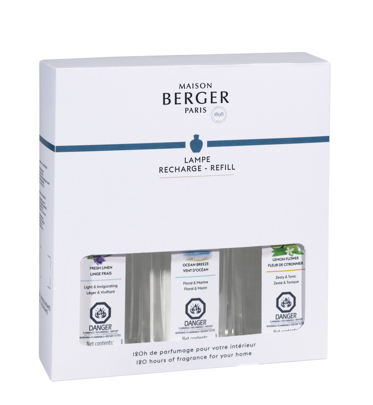 Maison Berger Fresh Fragrance Lamp Refill Trio Pack