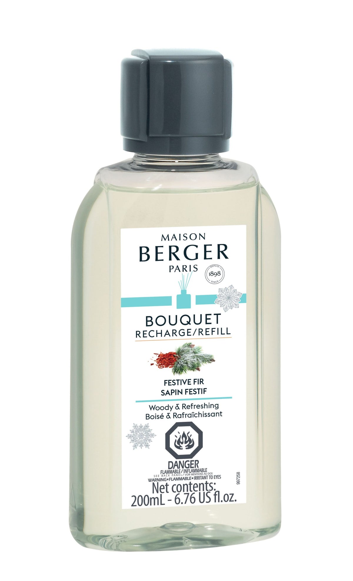 Maison Berger Festive Fir Reed Diffuser Refill – 200 mL
