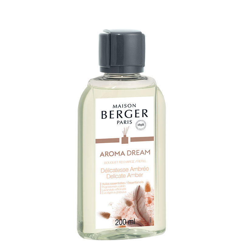 Maison Berger AROMA DREAM : Delicate Amber Reed Diffuser Refill – 200 mL
