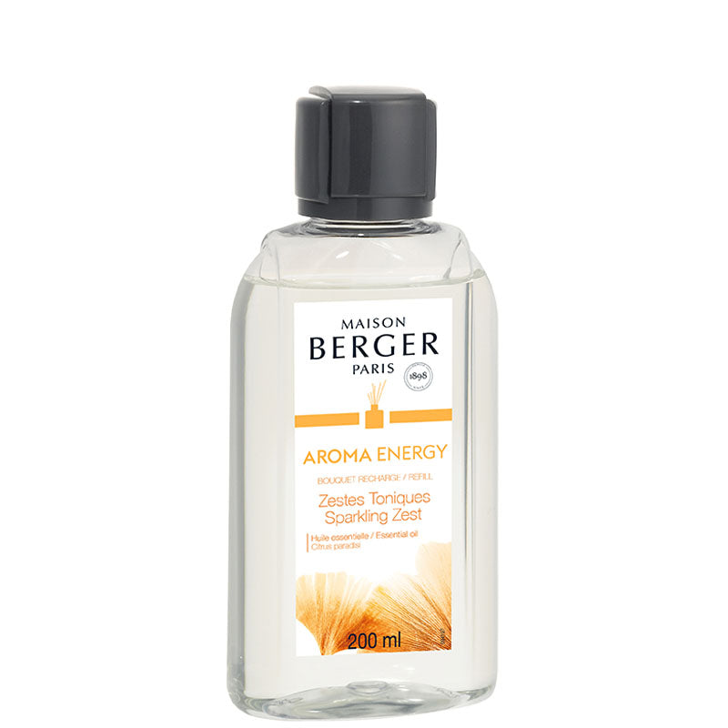 Maison Berger AROMA ENERGY : Sparkling Zest Reed Diffuser Refill – 200 mL