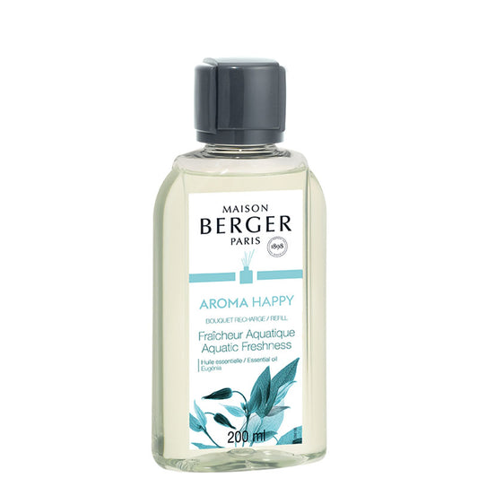 Maison Berger AROMA HAPPY : Aquatic Freshness Reed Diffuser Refill – 200 mL