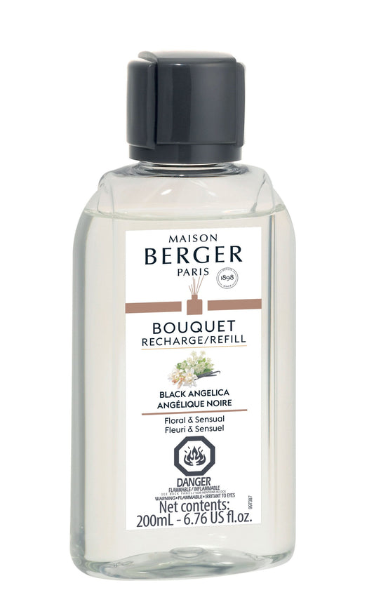 Maison Berger Black Angelica Reed Diffuser Refill – 200 mL