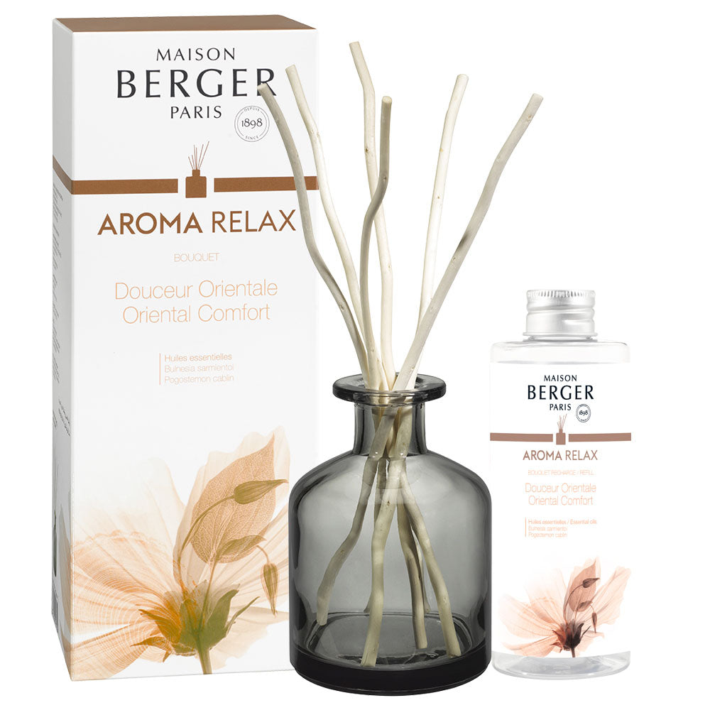 Maison Berger Aroma Relax Reed Diffuser – Moss Green, 180 mL