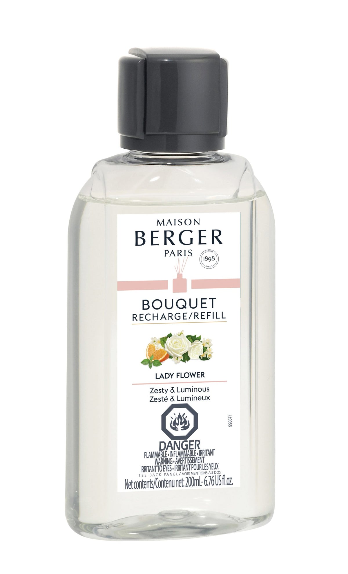 Maison Berger Lady Flower Reed Diffuser Refill – 200 mL