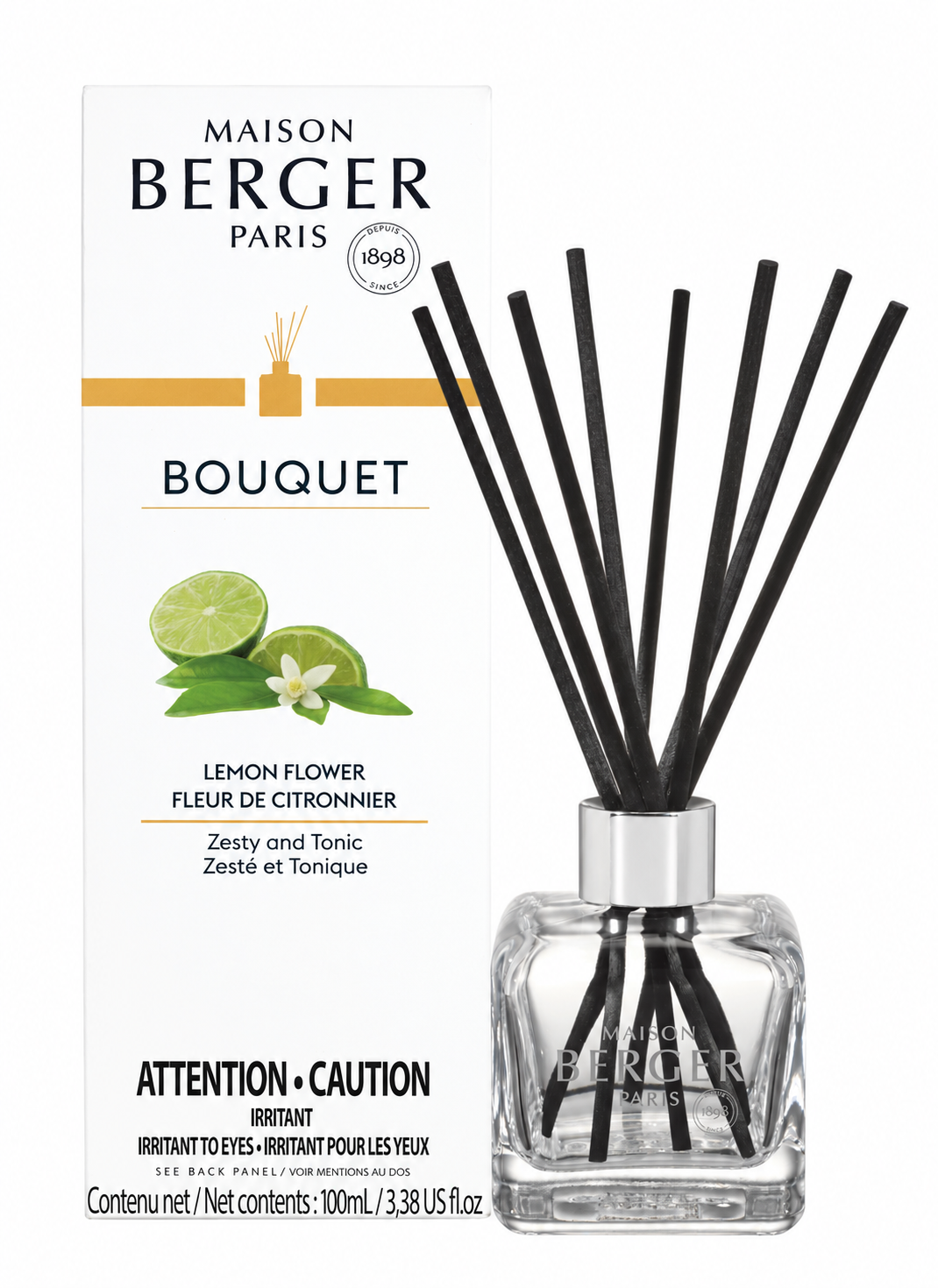 Maison Berger Lemon Flower Cube Reed Diffuser