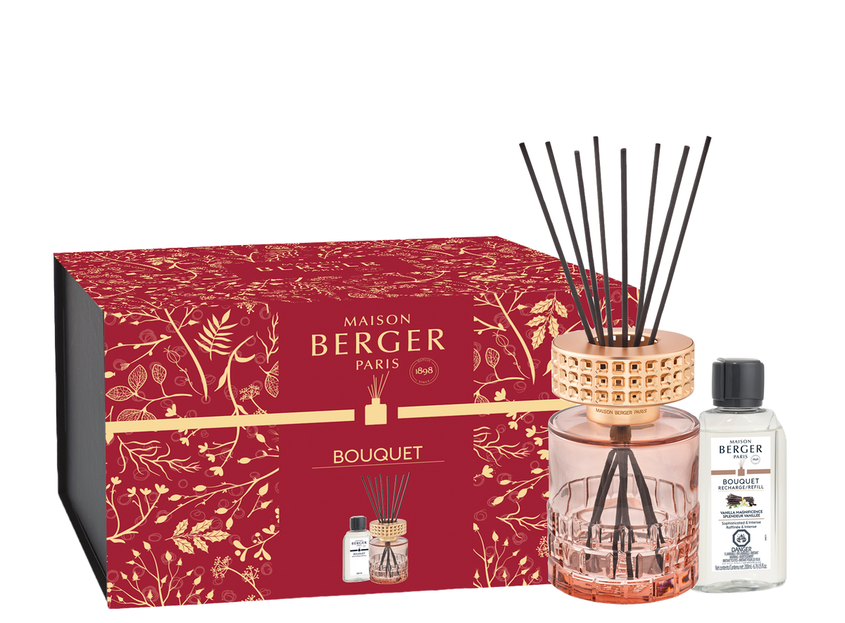 Maison Berger Celebration Reed Diffuser Gift Set – Beige, Vanilla Magnificence