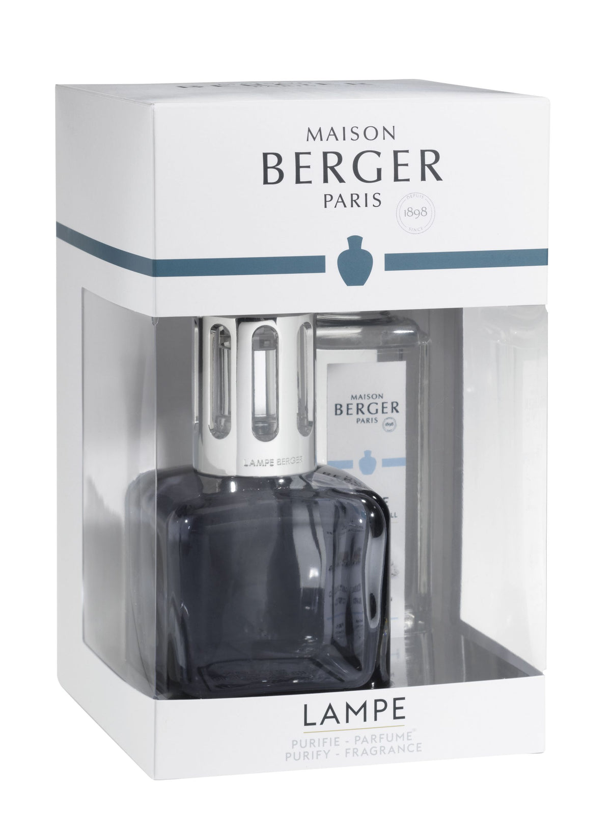 Maison Berger GLAÇON - Grey + 250ml Pure White Tea – Lamp Gift Set