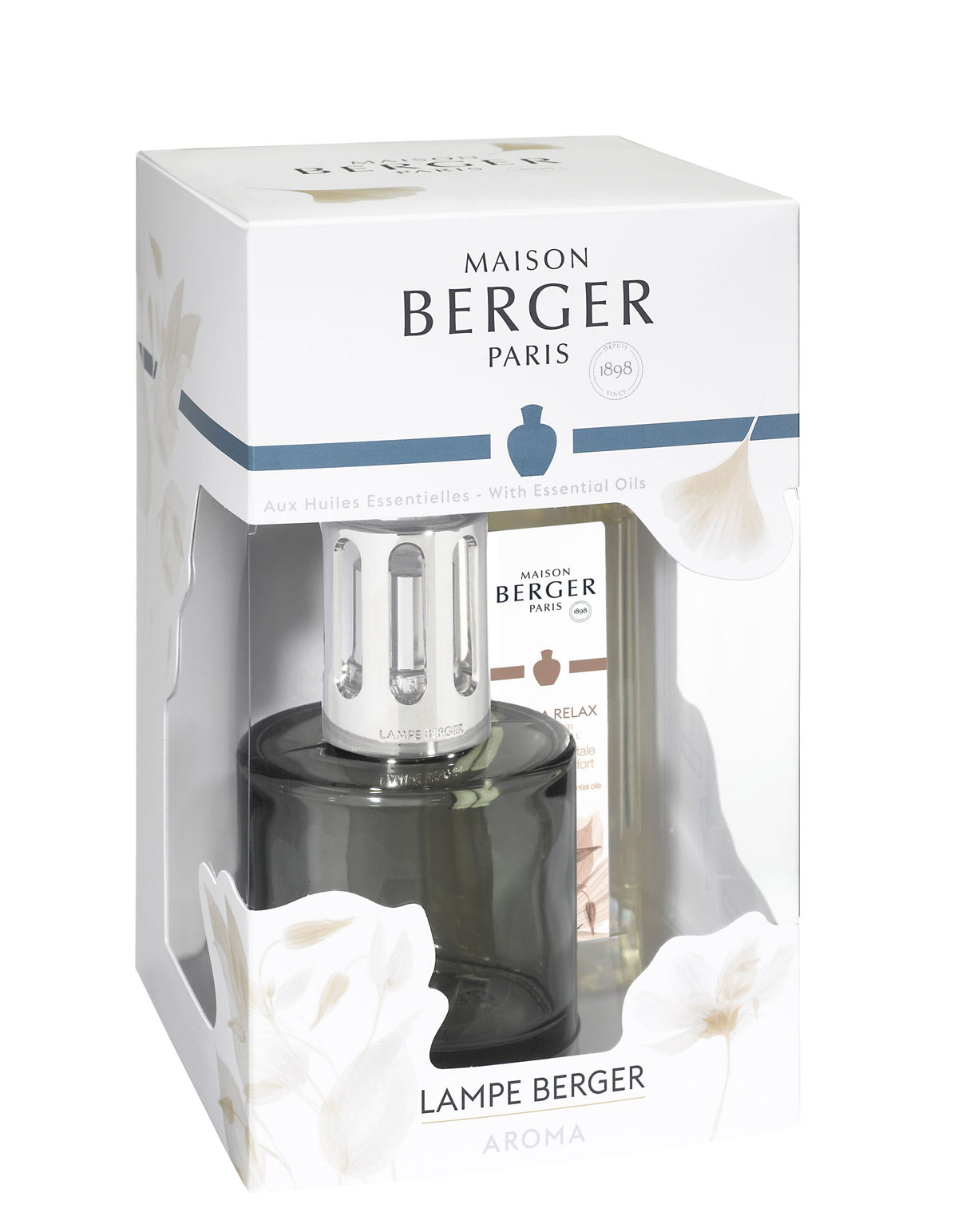 Maison Berger Aroma Relax - Moss Green+ 250ml Relax – Lamp Gift Set