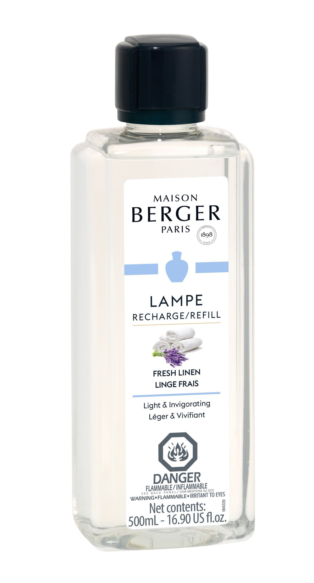 Maison Berger Fresh Linen Lamp Refill – 500 mL