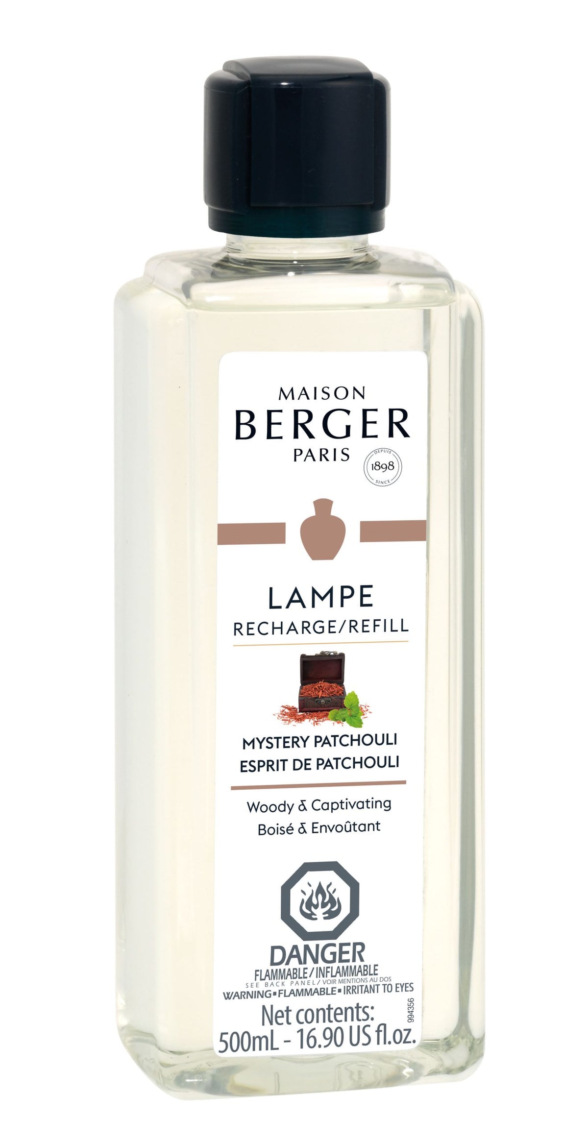 Maison Berger Mystery Patchouli Lamp Refill – 500 mL