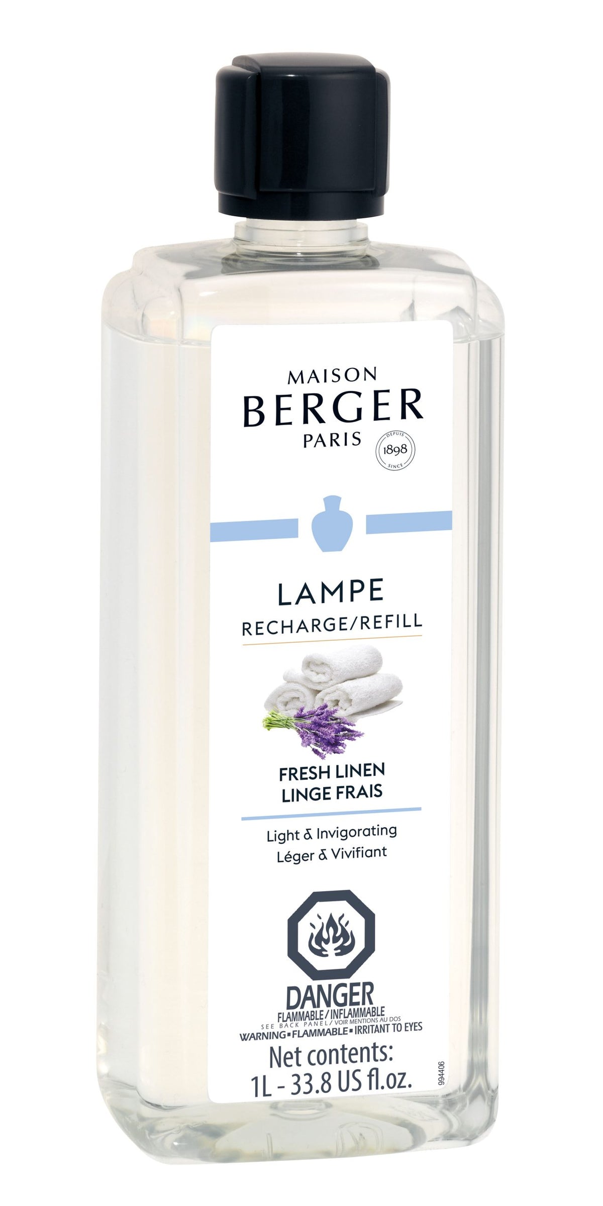 Maison Berger Fresh Linen Lamp Refill – 1 L