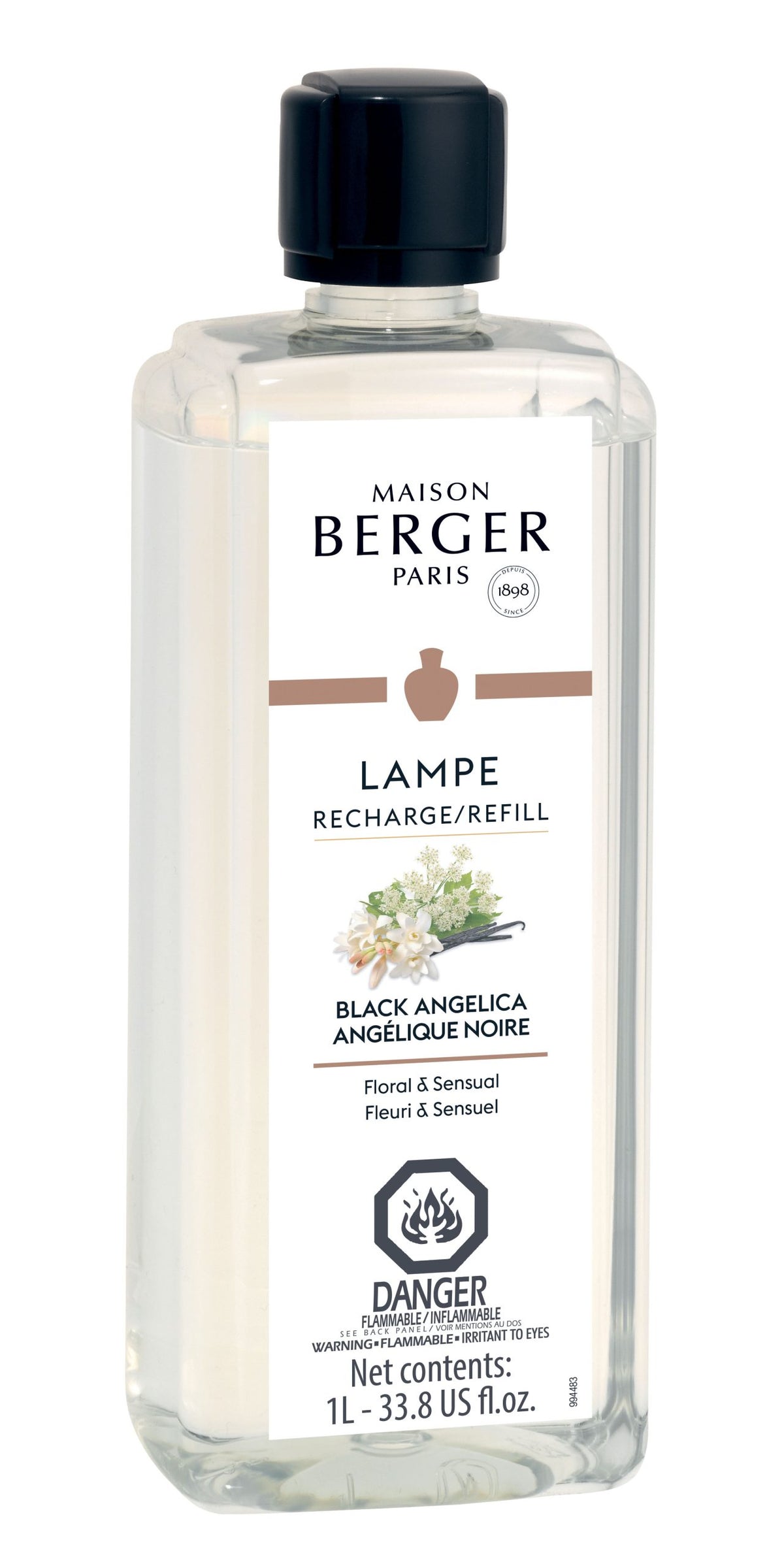 Maison Berger Black Angelica Lamp Refill – 1 L