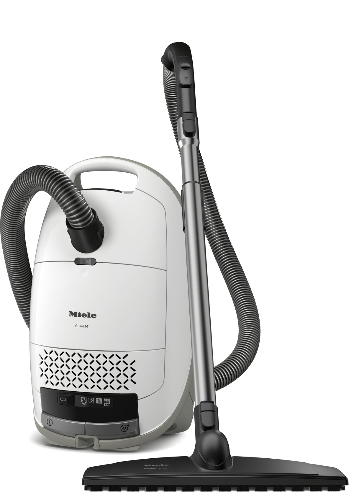 Miele Guard M1 Parquet XL Canister Vacuum – Brilliant White — Miele 12704680 product view