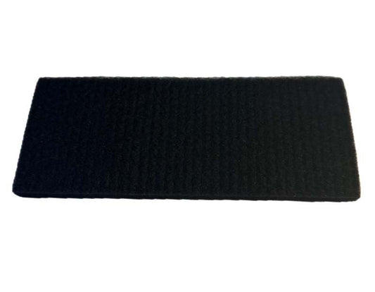 Genuine Miele 7815232 bag door insulation mat for Complete C3 and S8000 vacuums on a white background