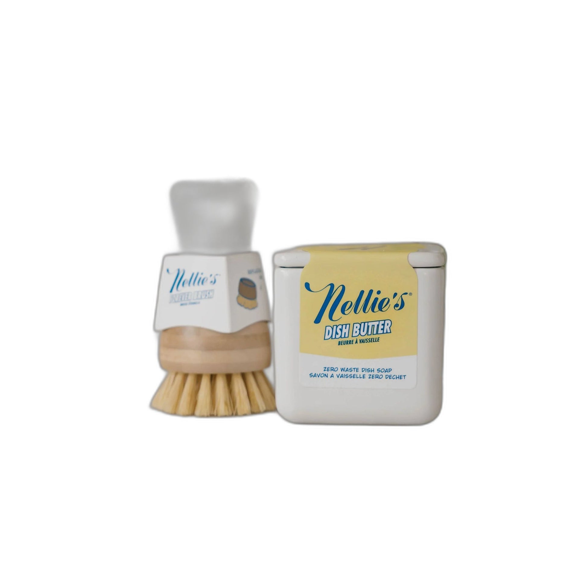 Nellie's Dish Butter, White Ceramic Dish