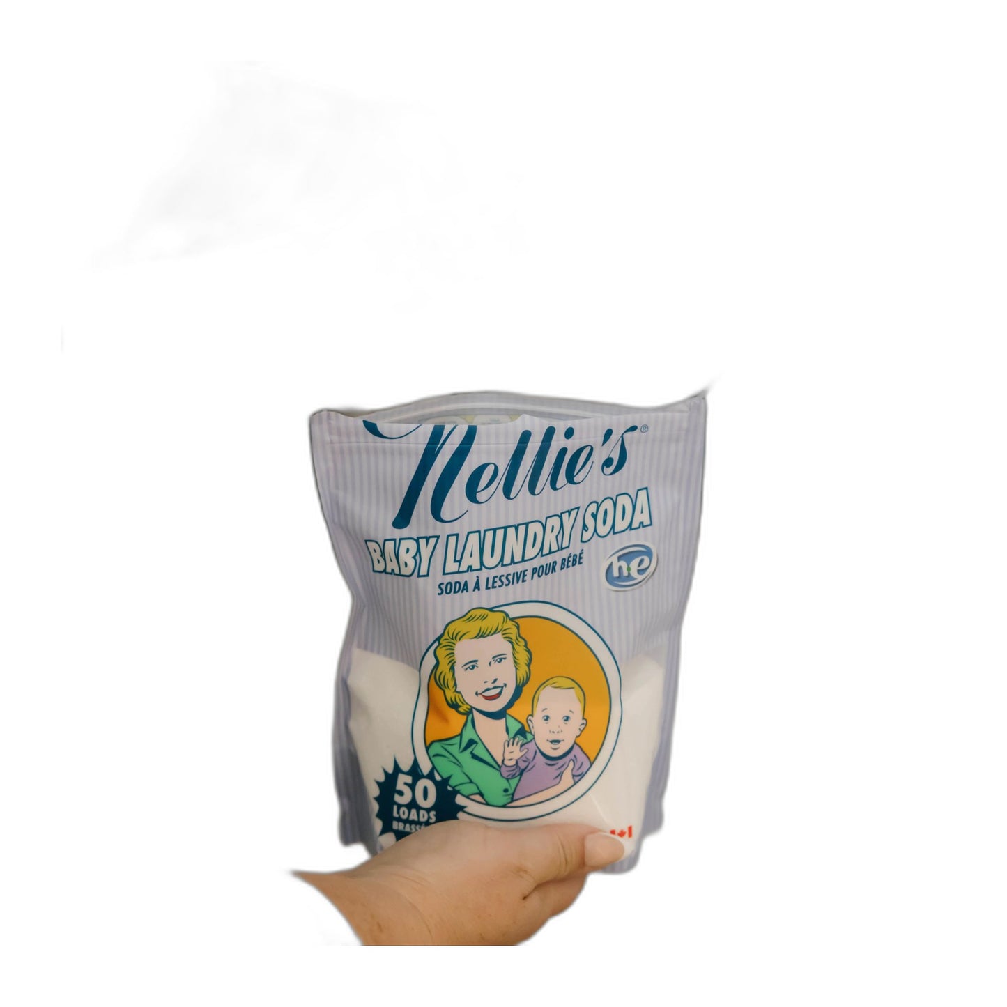 Nellie's Baby Laundry Soda Tin, 80 Loads