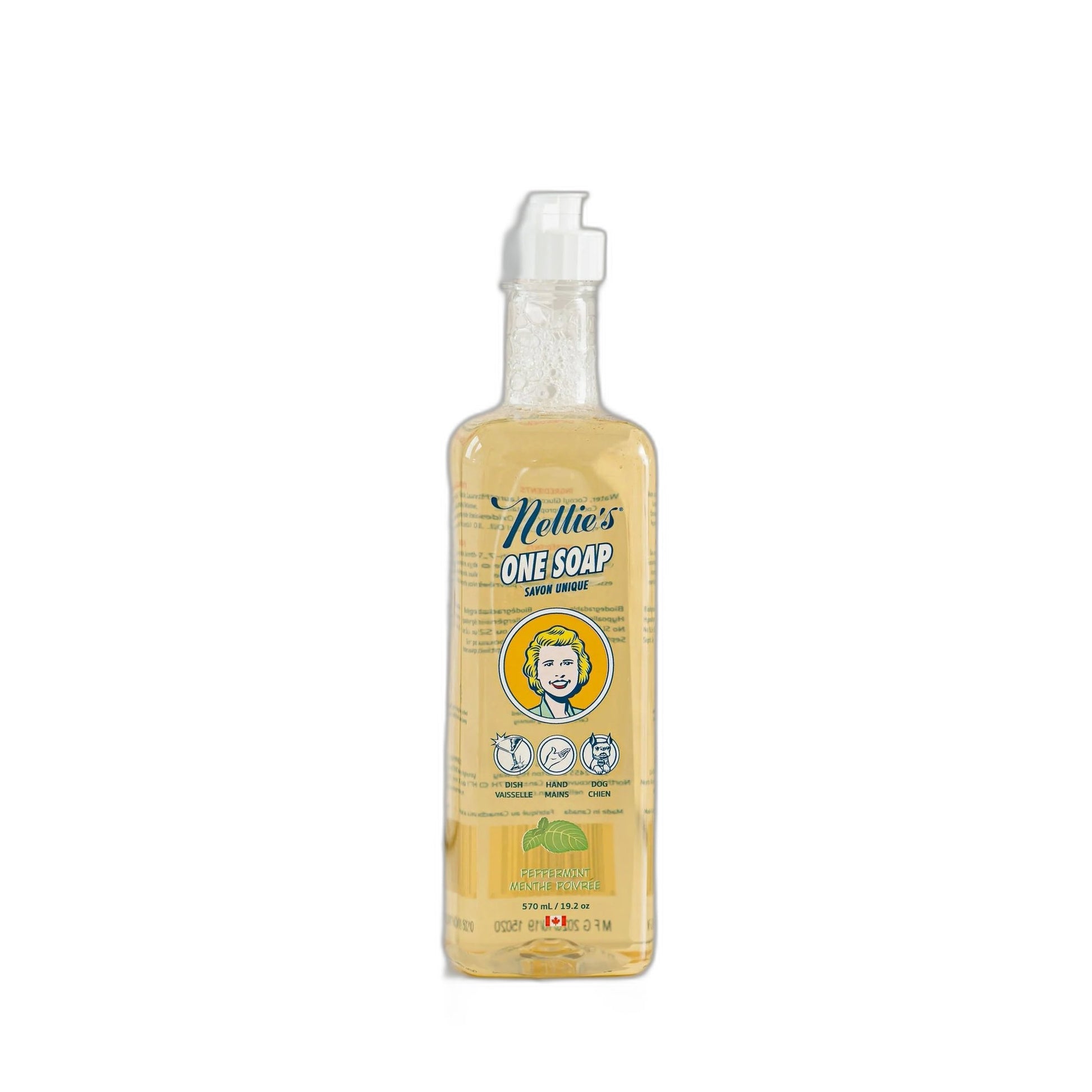 Nellie's One Soap, Fragrance Free 570 ml