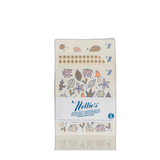 Nellie's Swedish Dish Cloths 3-Pack, Fall