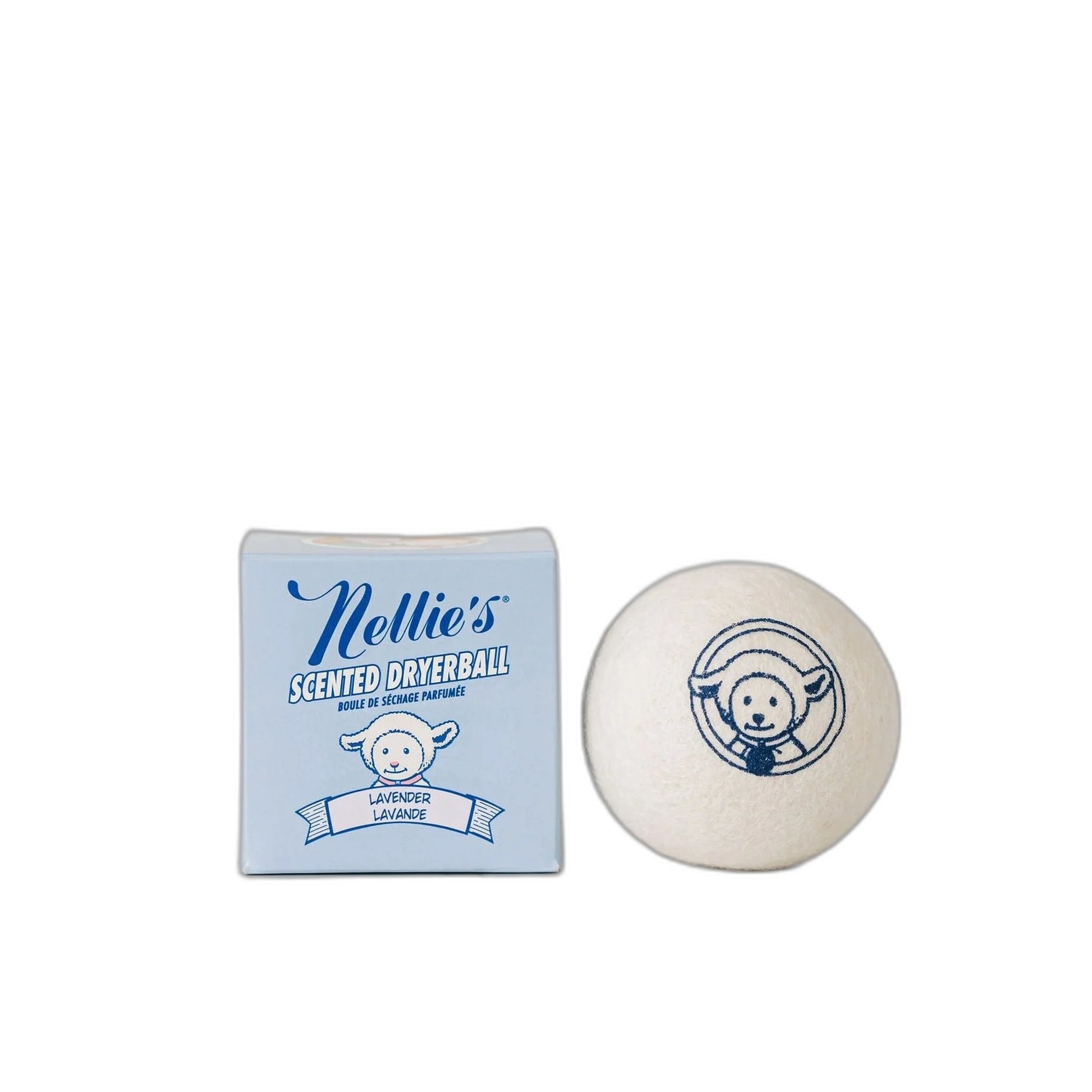 Nellie's Scented Wool Dryerball, Lavender