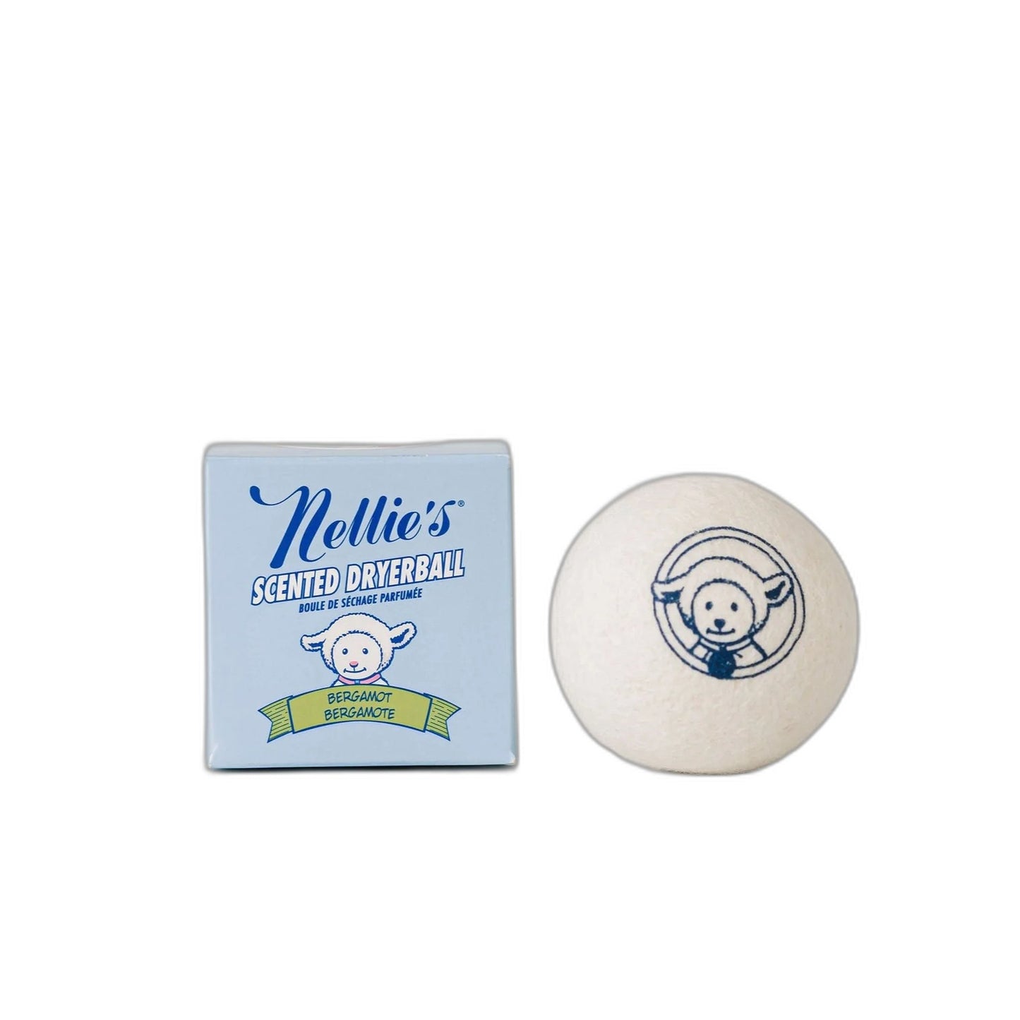 Nellie's Scented Wool Dryerball, Lemongrass