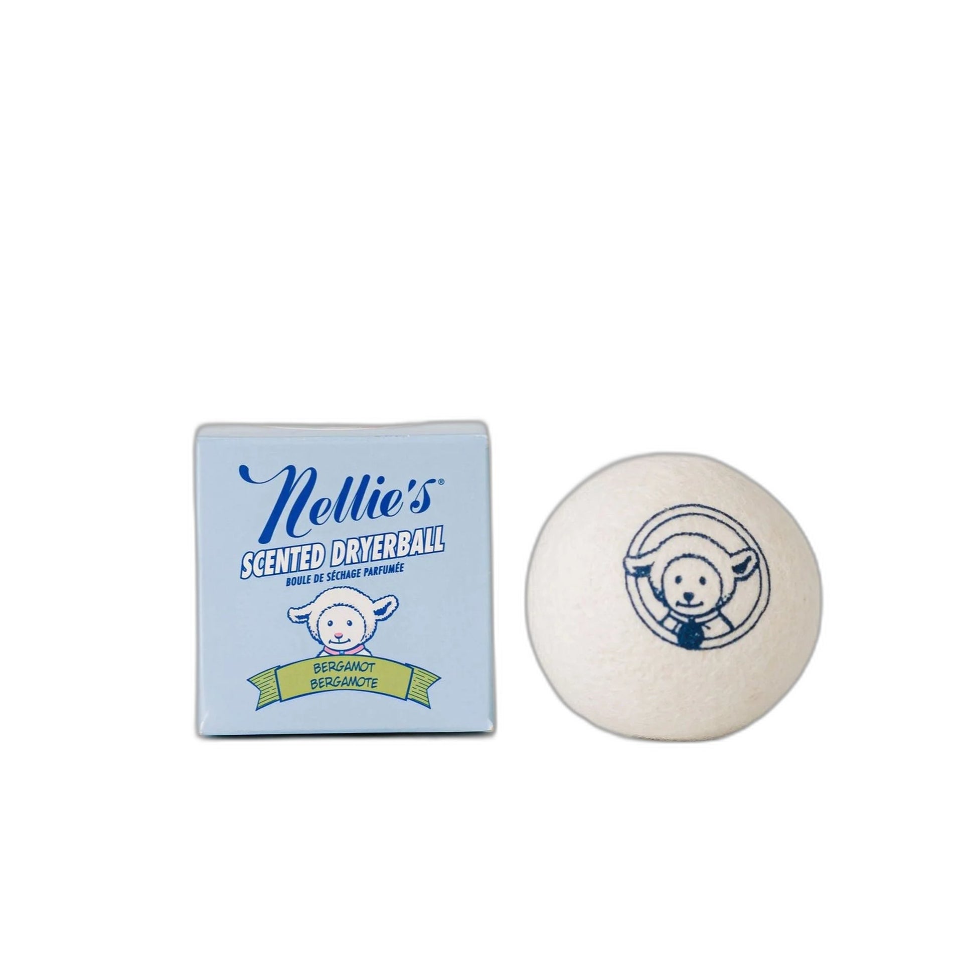Nellie's Scented Wool Dryerball, Lemongrass