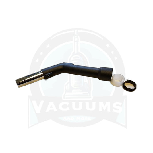 Fit All 1-1/4" Black Plastic Hose Handle with Metal Friction-Fit Stub Tube