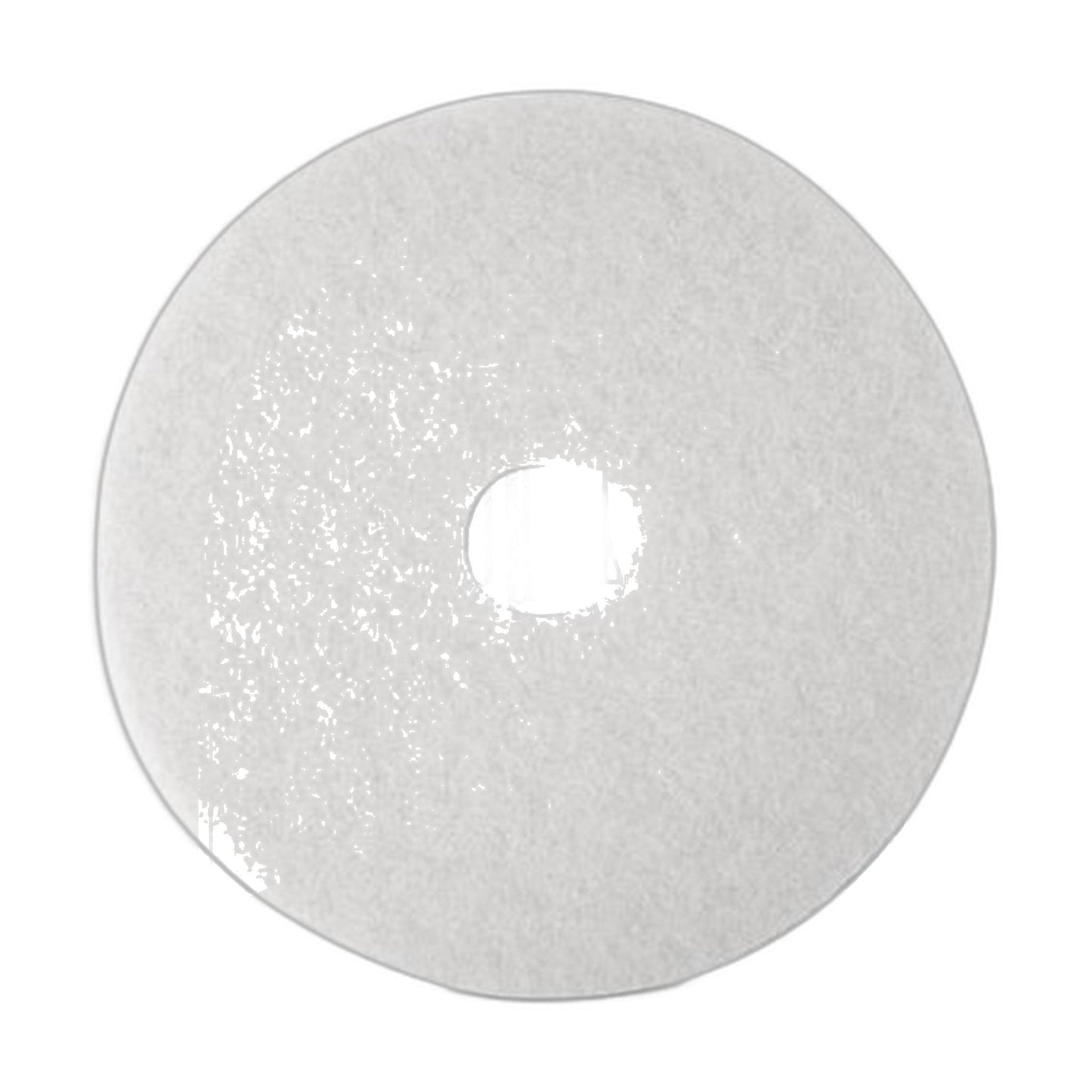20" White Polishing Pads for Floor Buffers - Case of 5