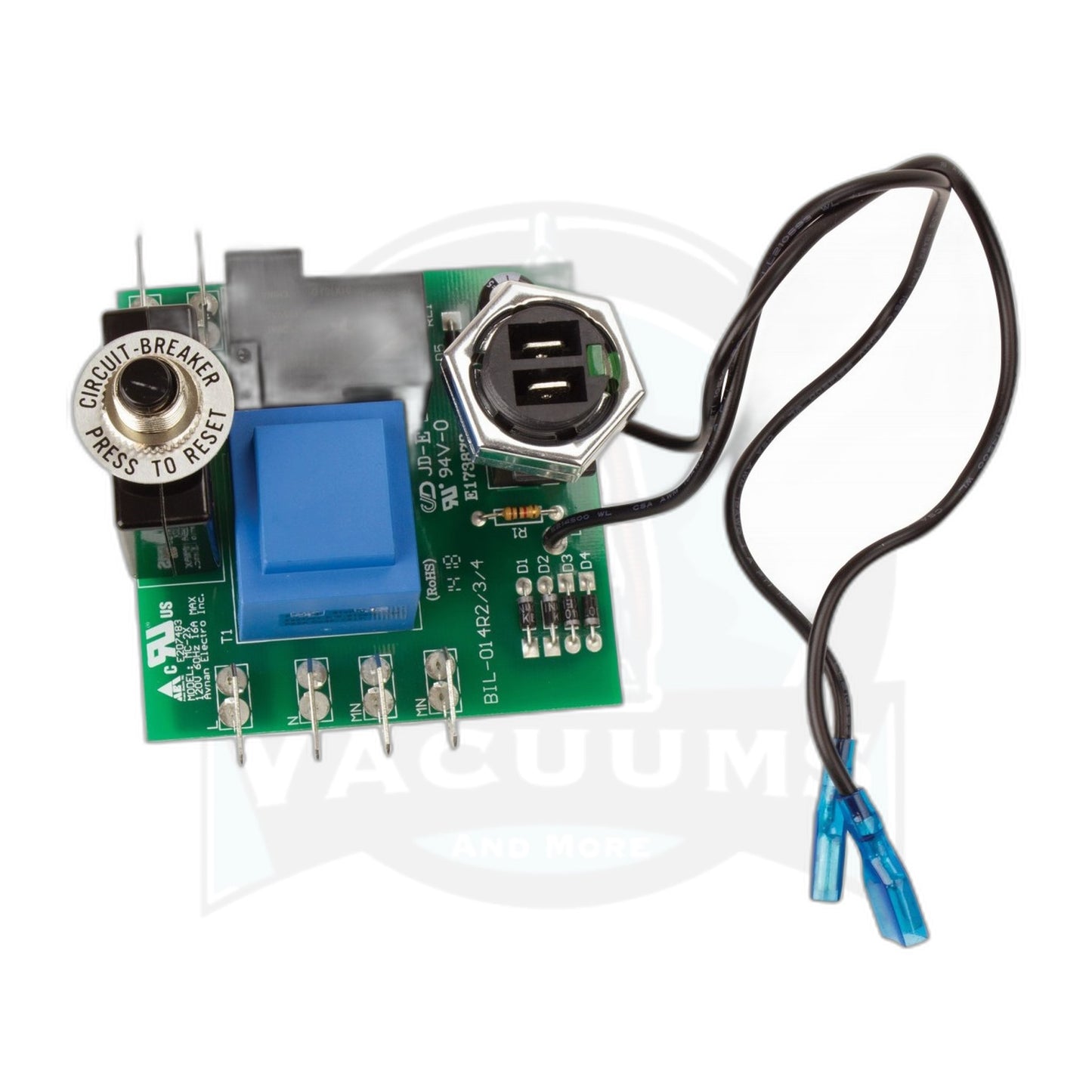 Central Vac Circuit Board for Johnny Vac, Lux 1590, E130, Hayden 2400