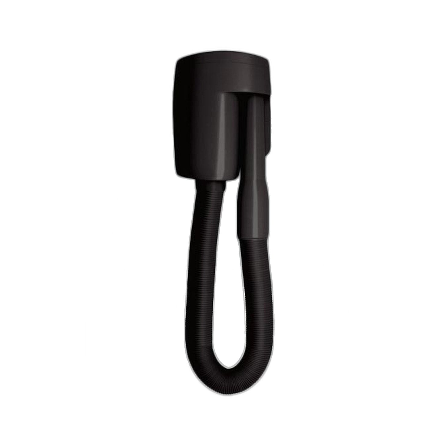 WallyFlex Black Central Vacuum Auxiliary Valve with 13' Attached Hose